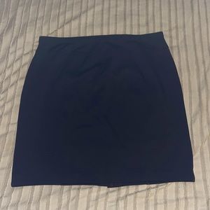 All black skirt
